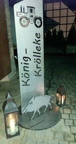 Motiv- und Spruchstele - König Krölleke