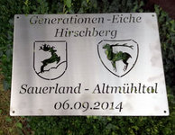 Geschenk zur Feier der Freundschaft zwischen den Regionen „Hirschberg“ und „Altmühltal“