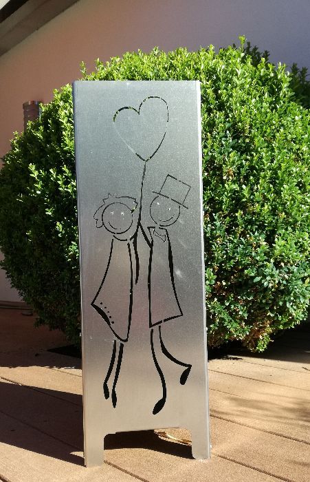 Feuerschale Hochzeitsgeschenk