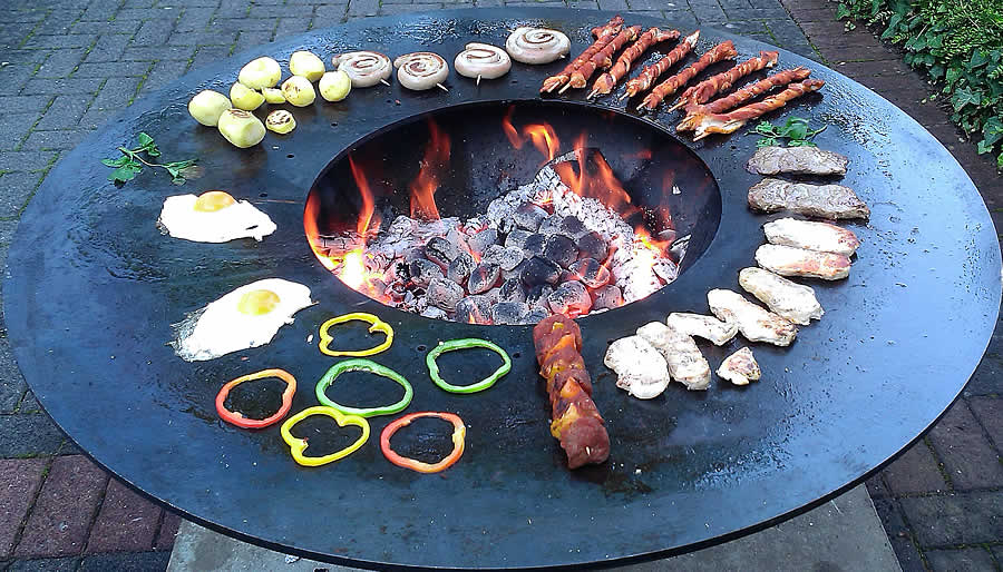 unser feuerschalen grill als eyecatcher feuerschale feuerschalen garten feuerstelle garten