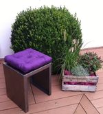 Unsere individuellen Garten- und Relaxmöbel: cooler Beistellhocker